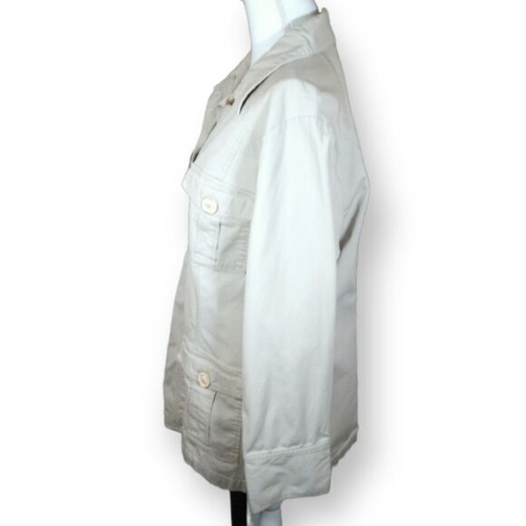 I.N.C. INTERNATIONAL CONCEPTS KHAKI SAFARI JACKET SZ.1X GUC - Picture 2 of 6